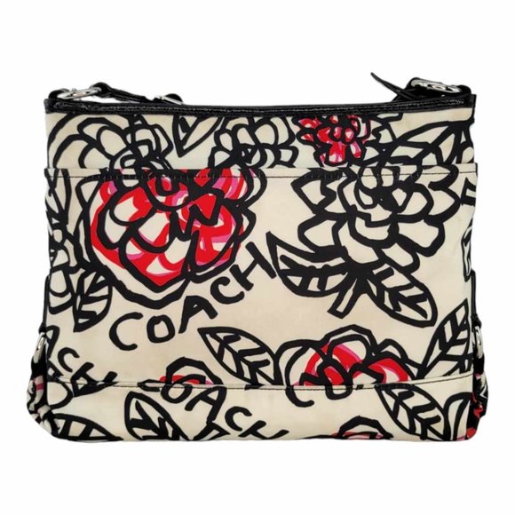 AUTHENTIC Coach Kyra Poppy Medium Crossbody/ Shoulder Bag - Floral / Daisy 🌼 - Picture 8 of 13